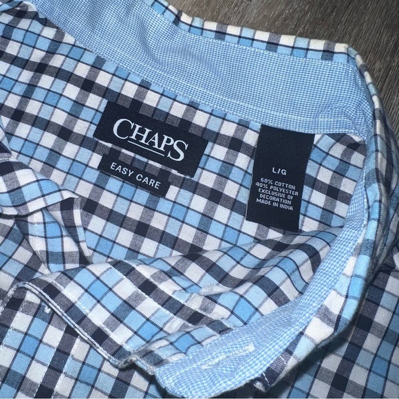 Chaps Easy Care classic button down long sleeve shirt - Picture 2 of 5